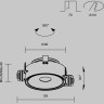 Встраиваемый светильник MAYTONI MOVE DL060-9W3-4-6K-TRS-W